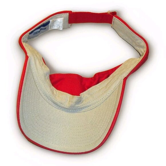 Ohio State Buckeyes University Reebok Mens Red Visor hat cap New Ncaa - Picture 2 of 4